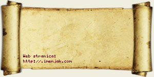 Aca Jugović vizit kartica